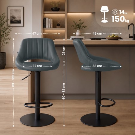 Tabouret de bar Mott