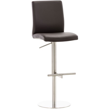 Tabouret de bar Compton — Similicuir · Marron