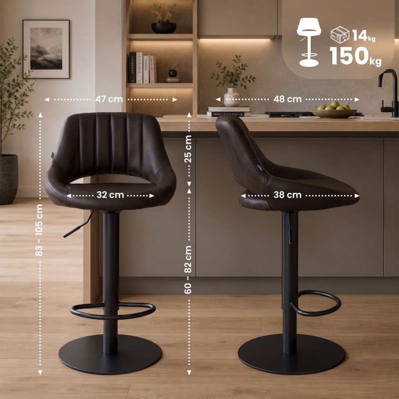 Tabouret de bar Mott