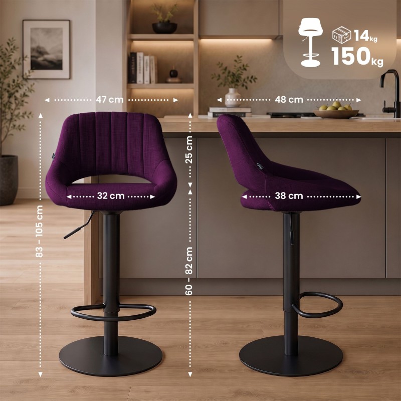 Tabouret de bar Mott