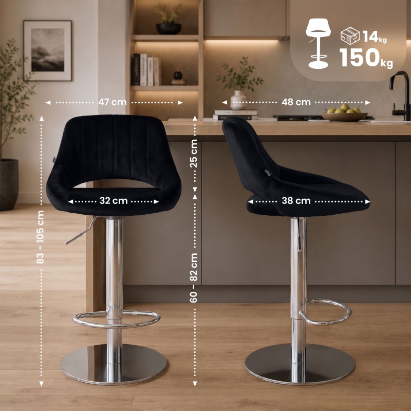 Tabouret de bar Mott