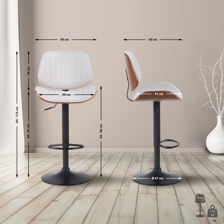 Tabouret de bar Brixton