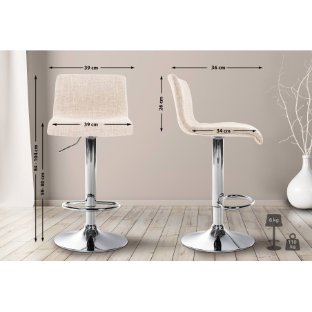 Tabouret de bar Bleecker