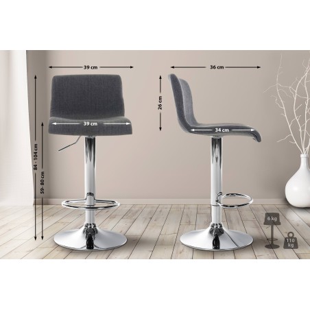 Tabouret de bar Bleecker