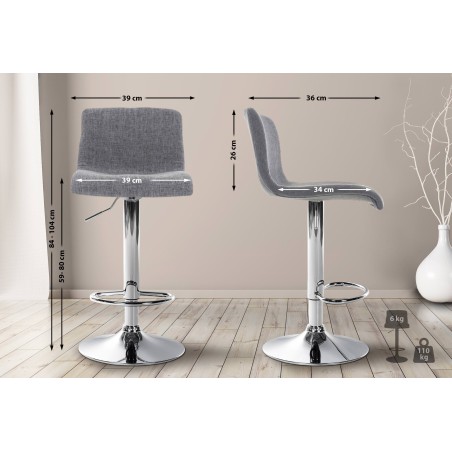 Tabouret de bar Bleecker