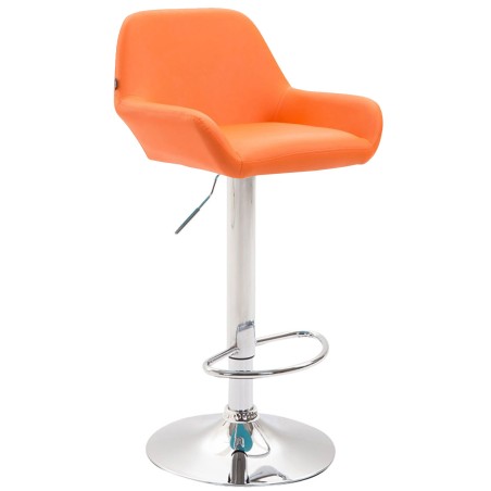 Tabouret de bar Greene — Similicuir · Orange