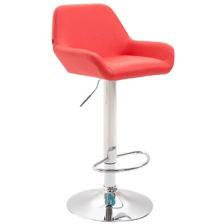 Tabouret de bar Greene — Similicuir · Rouge