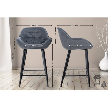 Tabouret de bar Hackney