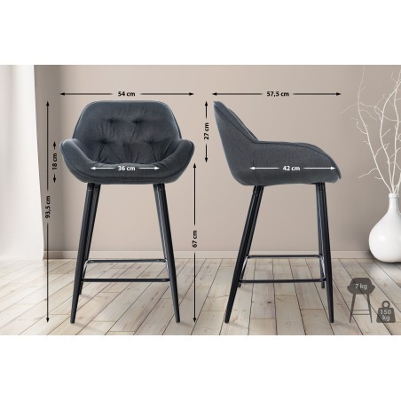 Tabouret de bar Hackney