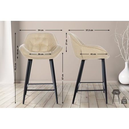 Tabouret de bar Hackney
