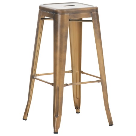 Tabouret de bar Bermondsey — Métal · Doré