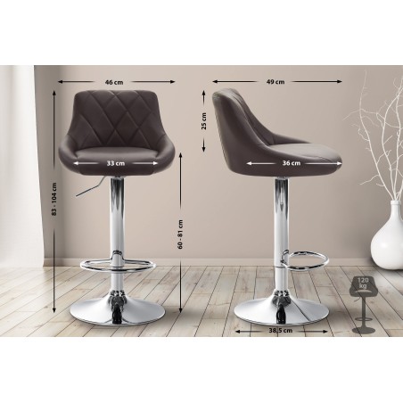 Tabouret de bar Crosby