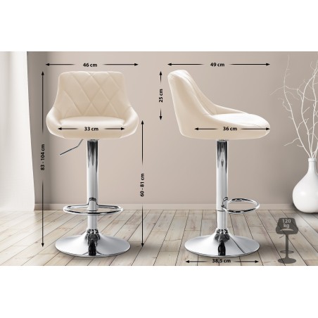 Tabouret de bar Crosby