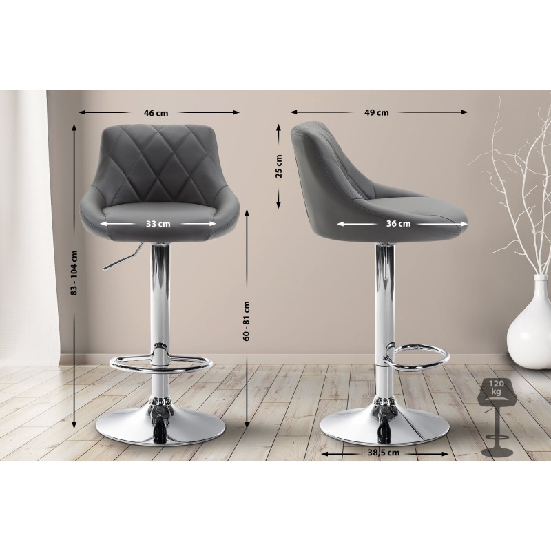 Tabouret de bar Crosby