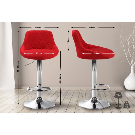 Tabouret de bar Crosby