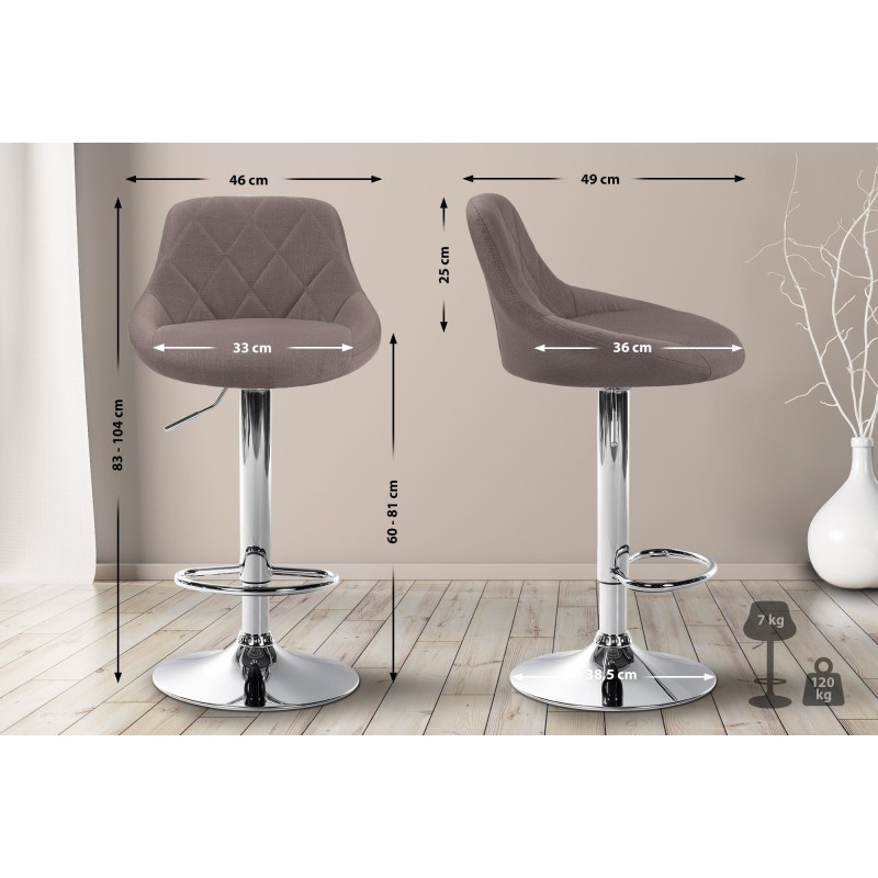 Tabouret de bar Crosby