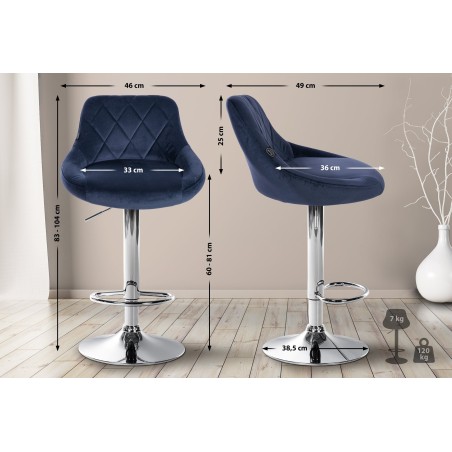 Tabouret de bar Crosby