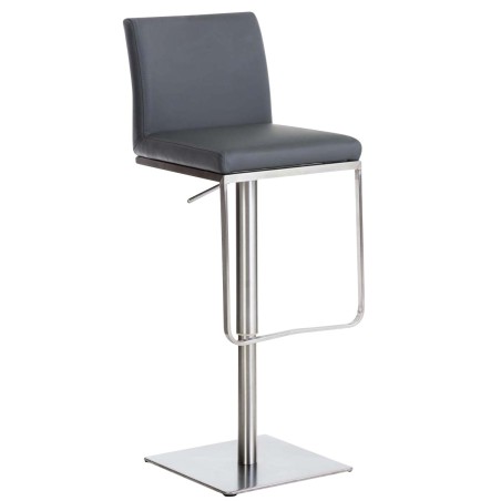 Tabouret de bar Belgravia — Similicuir · Gris