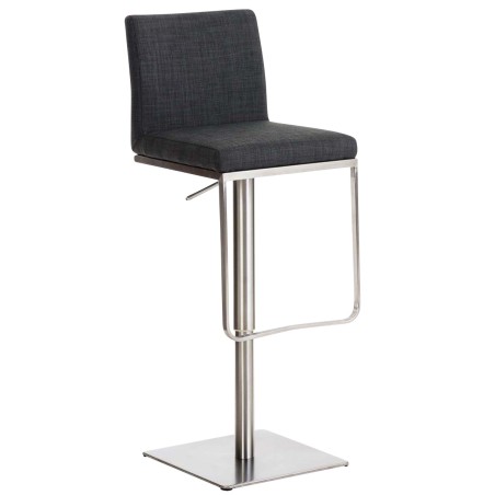 Tabouret de bar Belgravia — Tissu · Gris foncé