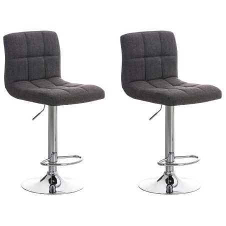 Tabouret de bar Shoreditch — Tissu · Gris clair