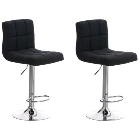 Tabouret de bar Shoreditch — Tissu · Noir