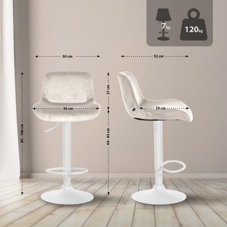 Tabourets de bar Peckham