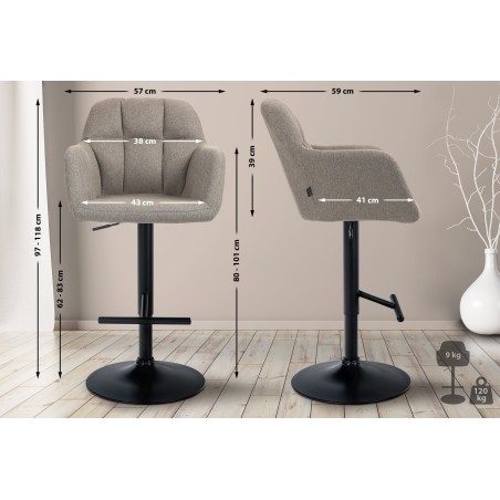 Fauteuil de bar Varick