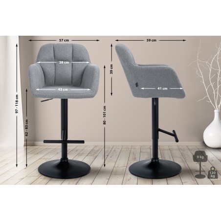 Fauteuil de bar Varick