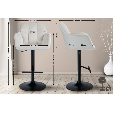 Fauteuil de bar Varick