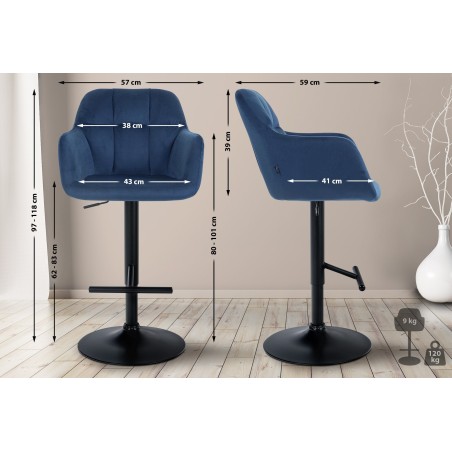 Fauteuil de bar Varick