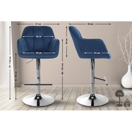 Fauteuil de bar Varick