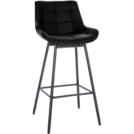 Tabouret de bar Dalston — Similicuir · Noir