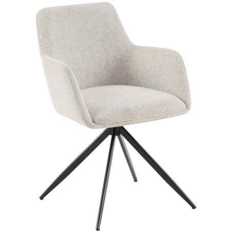 Chaise Monmouth — Tissu · Crème