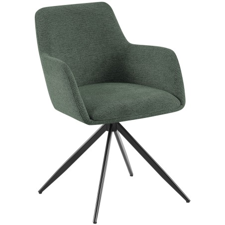 Chaise Monmouth — Tissu · Vert