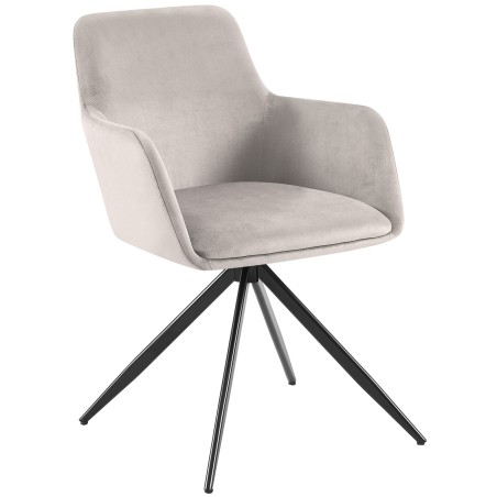 Chaise Monmouth — Velours · Gris