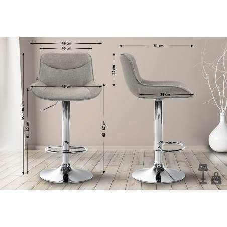 Tabouret de bar Ludlow
