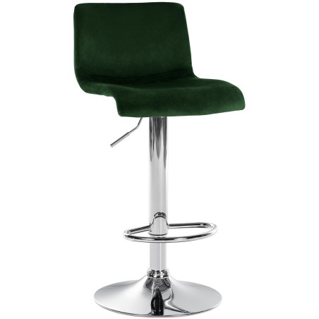 Tabouret de bar Bleecker — Velours · Vert