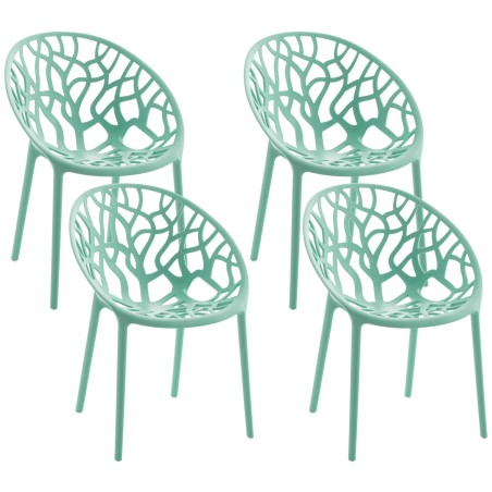 Chaises Trinity — Plastique · Vert clair