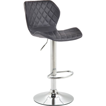 Tabouret de bar Nassau — Similicuir · Noir