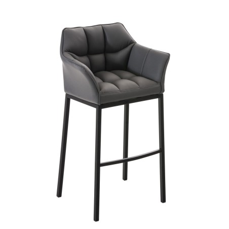 Tabouret de bar Vandam — Similicuir · Gris