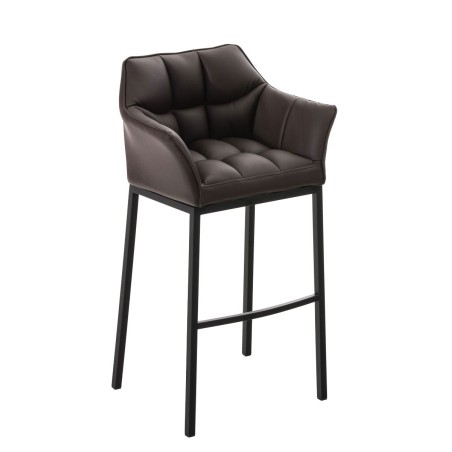 Tabouret de bar Vandam — Similicuir · Marron