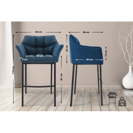 Tabouret de bar Vandam