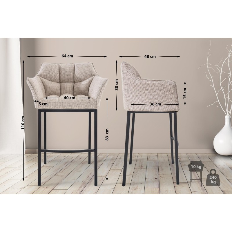 Tabouret de bar Vandam