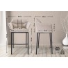 Tabouret de bar Vandam