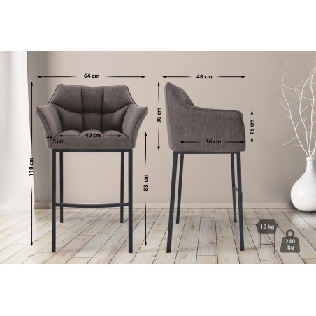 Tabouret de bar Vandam