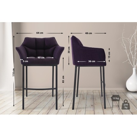 Tabouret de bar Vandam
