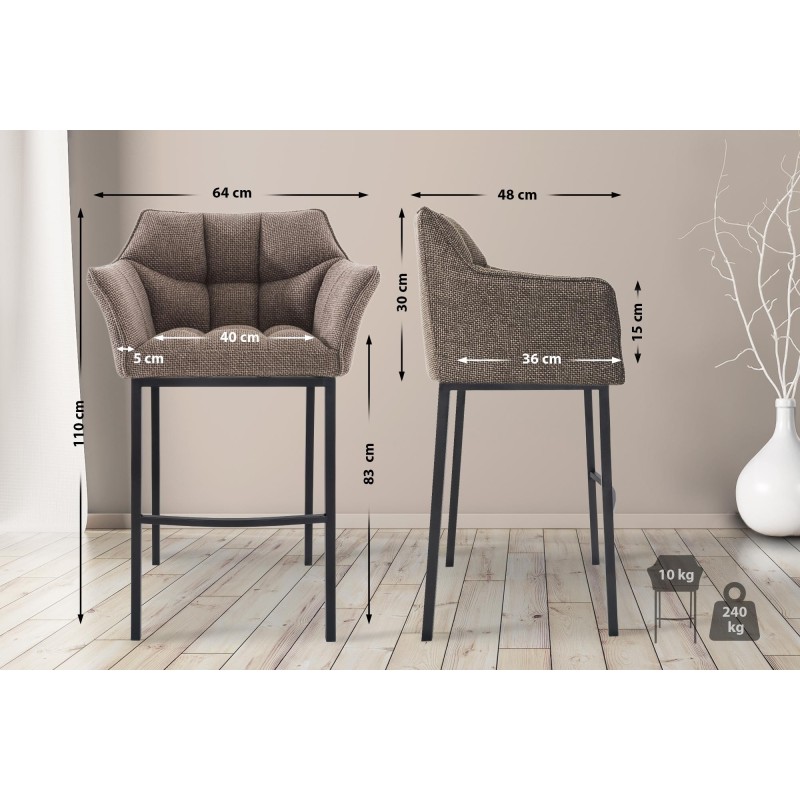 Tabouret de bar Vandam