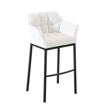 Tabouret de bar Vandam — Similicuir · Blanc