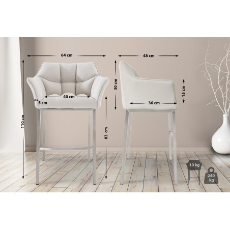 Tabouret de bar Vandam