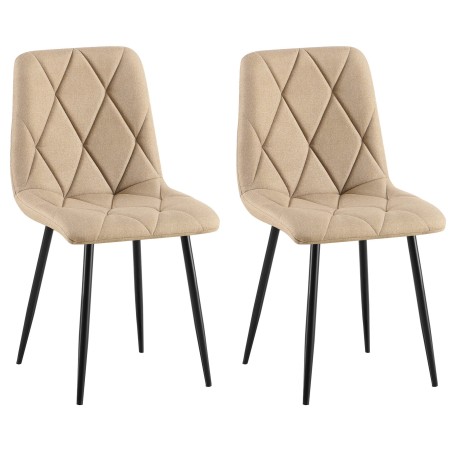 Chaises Sloane — Tissu · Taupe